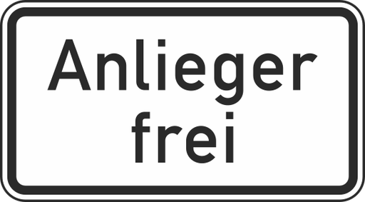 Verkehrszeichen VZ 1020-30
