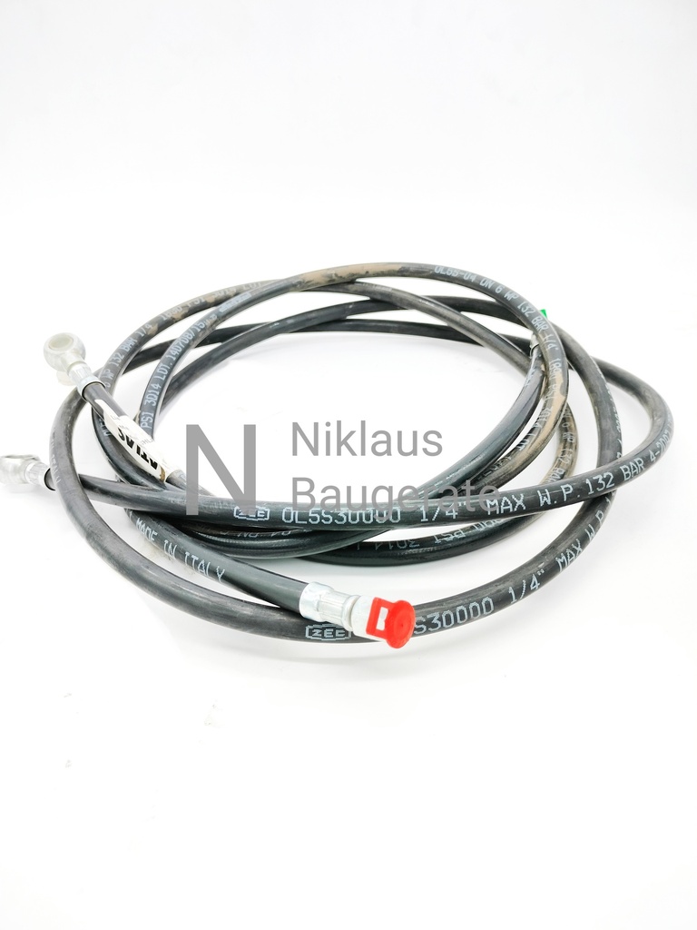 WEYCOR Schlauchltg 6X2200 (schwarz,l=2200 da=12 di=6) (3947873)