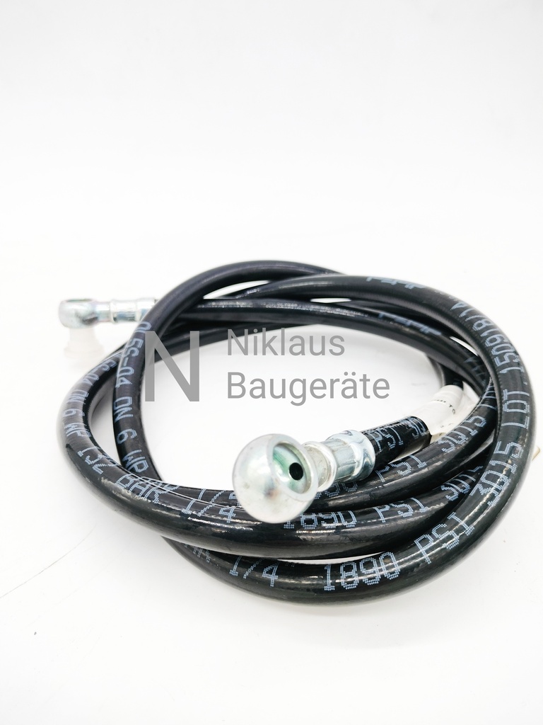 WEYCOR Schlauchltg 6X1850 (schwarz,l=1850 da=12 di=6) (5820158)