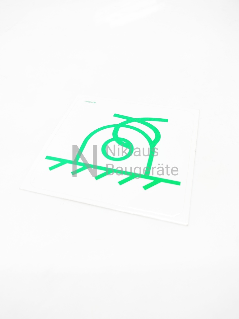 [8019507] WEYCOR Abziehb Symbol (Öse Zurrpunkt,grün weiß,75x75) (8019507)