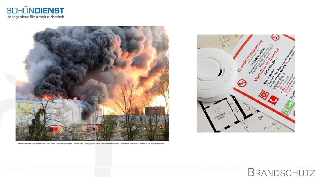 Verhalten im Brandfall