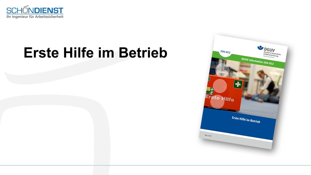Erste-Hilfe im Betrieb